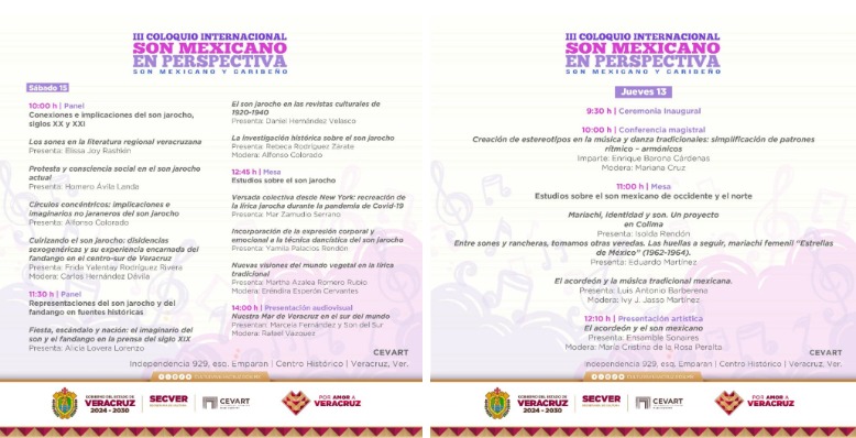 Invita SECVER a coloquio internacional sobre son mexicano, en el CEVART