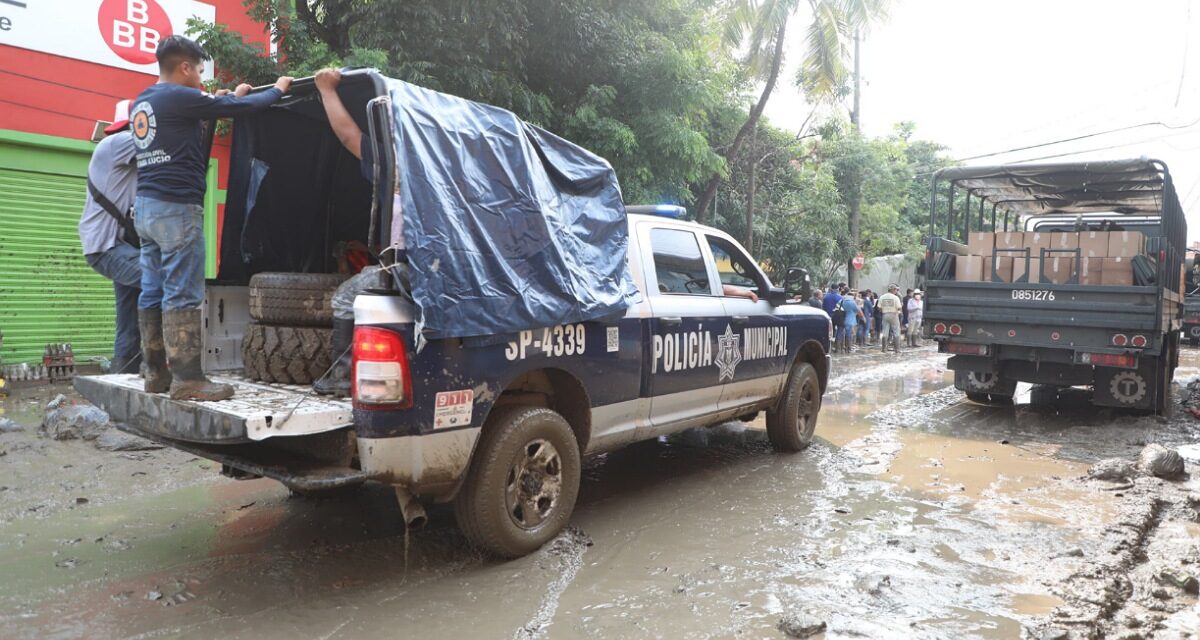 Plan Tajín: Evacuaciones, rescates, vigilancia y distribución de víveres en la zona norte