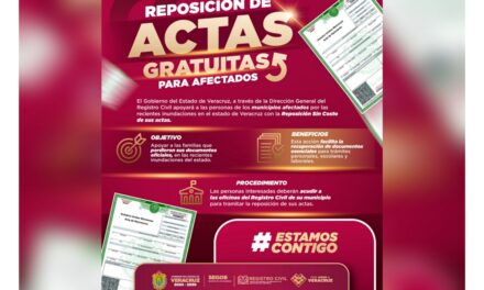 Registro Civil ofrece reposición gratuita de actas a familias afectadas en la zona norte