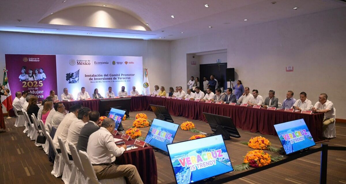 Invertir en Veracruz está de moda: instala Gobernadora el Comité Promotor de Inversiones
