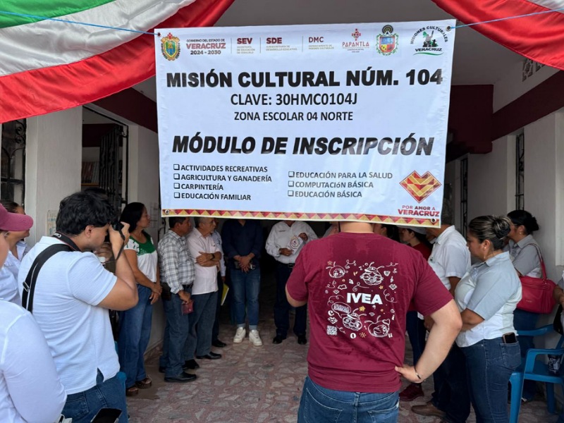 Lleva SEV educación y capacitación gratuita a comunidades veracruzanas