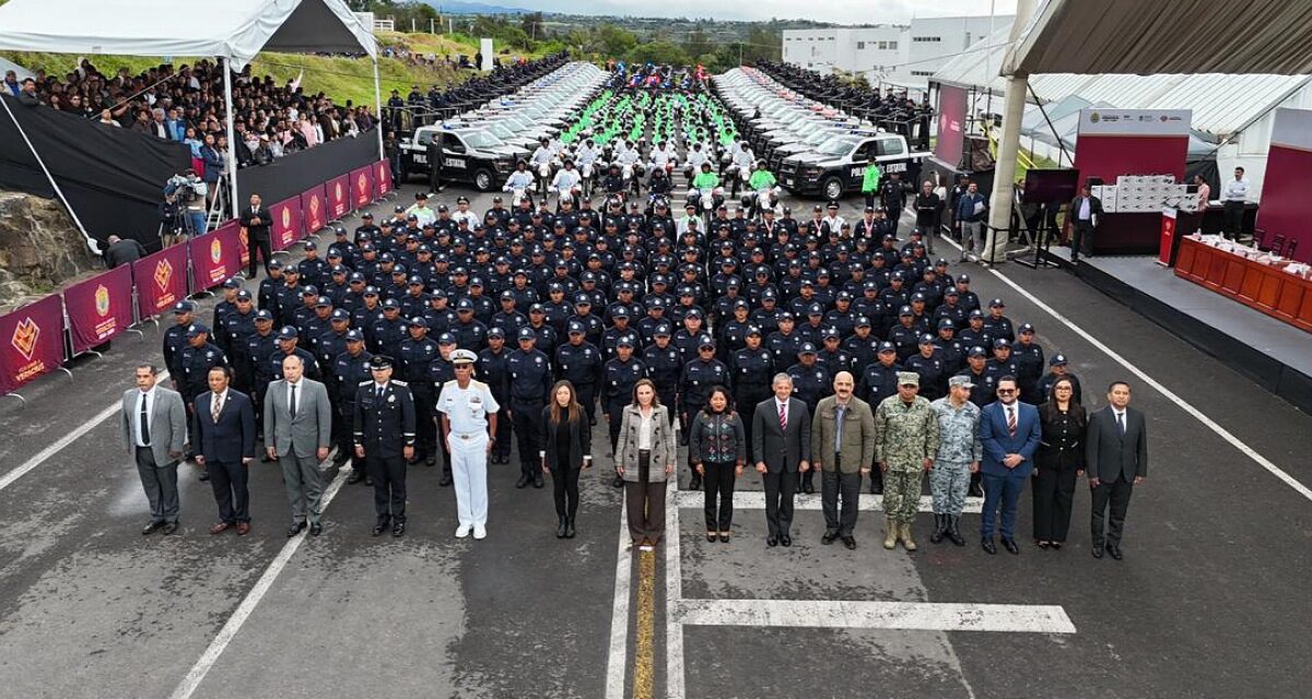 Con inversión de 200 mdp en unidades y tecnología, impulsa Gobernadora modernización de fuerza policial