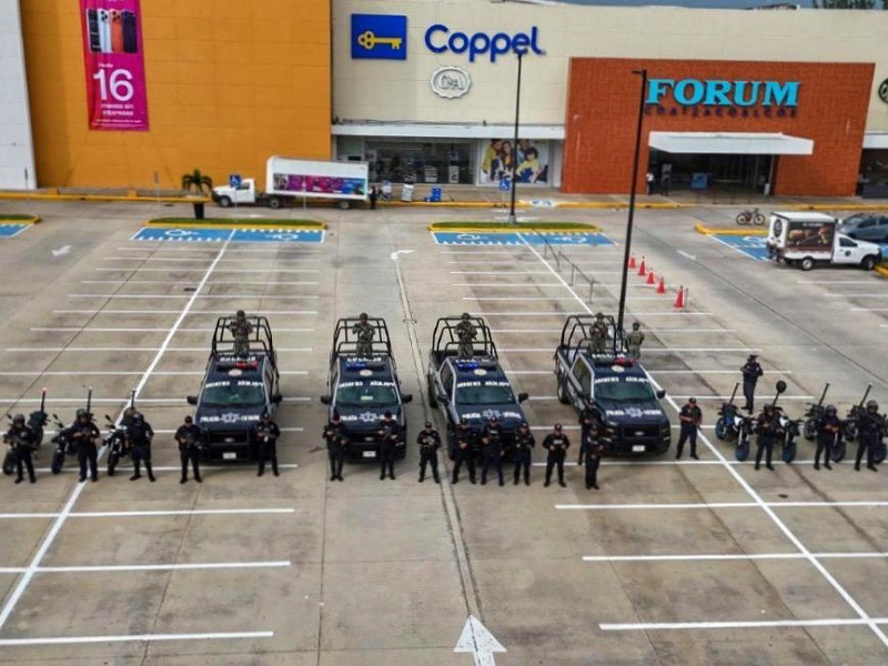 Por el Buen Fin patrullajes constantes en zonas comerciales, áreas de alto flujo vehicular y bancos