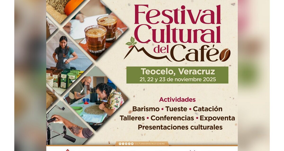 Invita SECVER al Festival Cultural del Café Teocelo 2025
