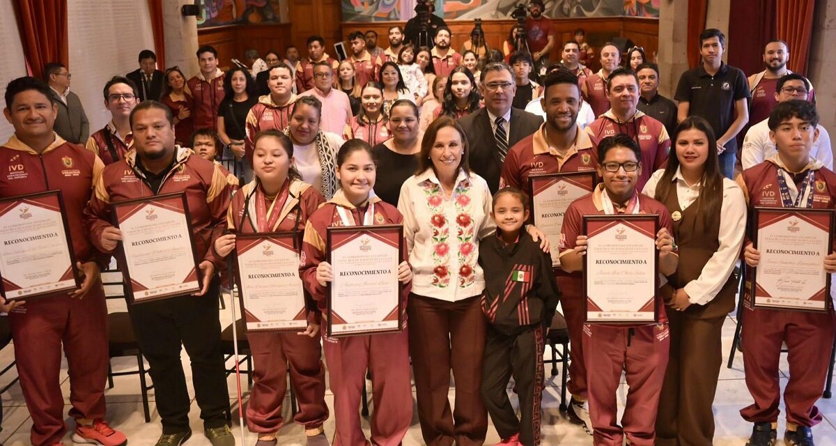 Premio Estatal del Deporte reconoce el esfuerzo y dedicación de atletas: Rocío Nahle