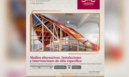 Invita SECVER a taller sobre instalaciones artísticas en Casa Principal