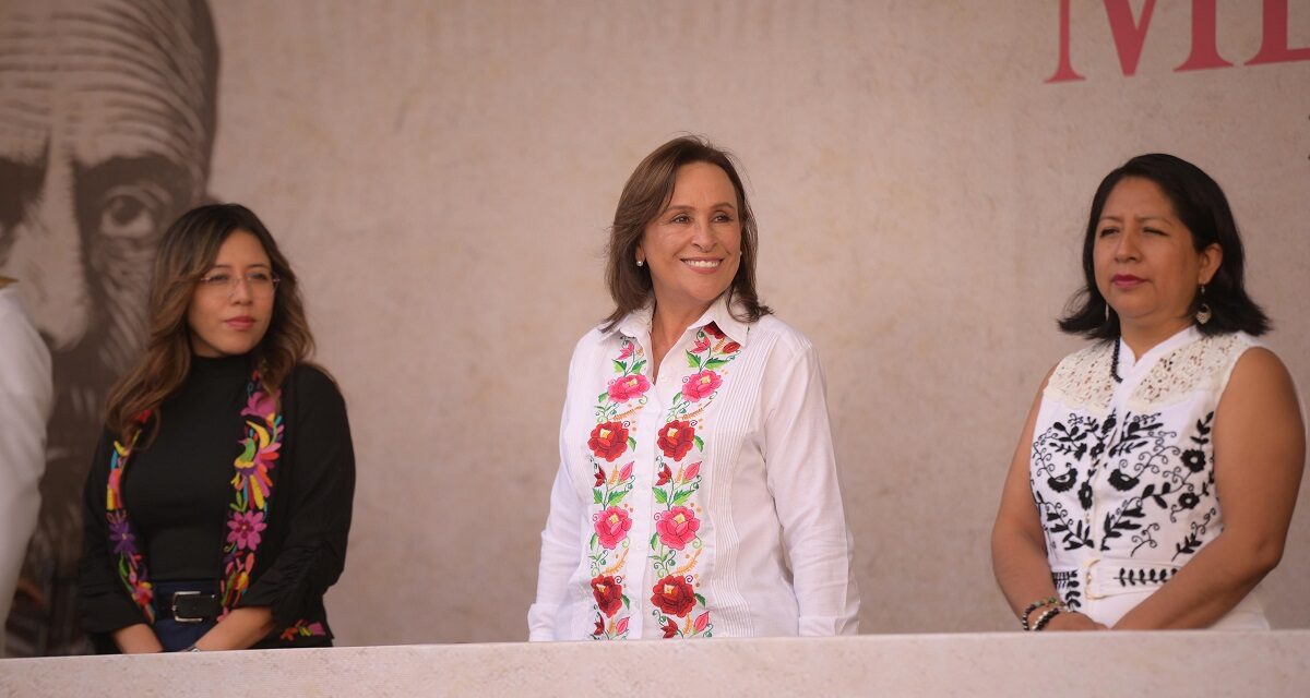 Rocío Nahle encabeza su primer Desfile Cívico–Deportivo por el 115 aniversario de la Revolución Mexicana