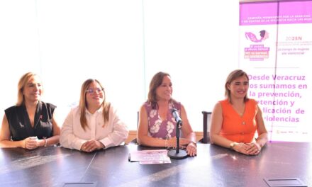 Veracruz se suma al Compromiso Nacional por la vida, la tranquilidad y la felicidad de las mujeres
