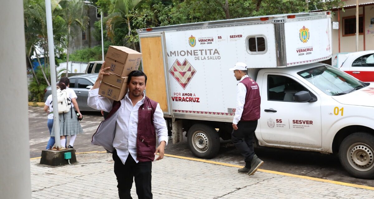 Primer Informe: Rocío Nahle cumple con abasto de medicamentos y amplía la atención médica