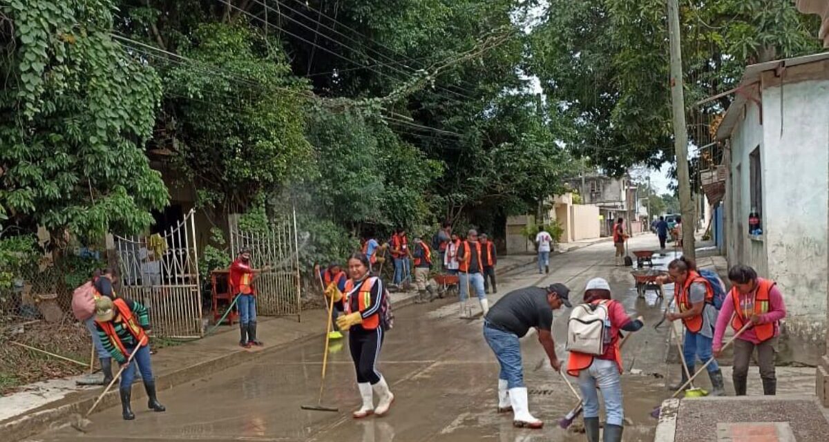 Secretaría del Trabajo invita a jóvenes a integrarse a labores de recuperación en Poza Rica y Álamo