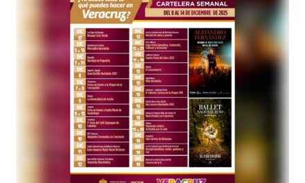 Cartelera turística en Veracruz: cultura, tradición y grandes espectáculos