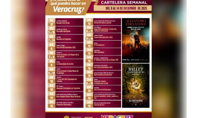 Cartelera turística en Veracruz: cultura, tradición y grandes espectáculos