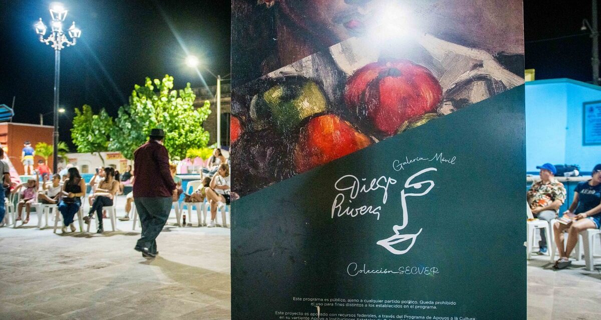 Galería Móvil Diego Rivera recorrió siete municipios veracruzanos