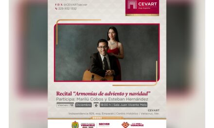 Invita SECVER a recital navideño en el CEVART
