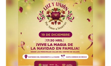Invitan DIF y SECVER a Desfile Navideño Luz y Unión