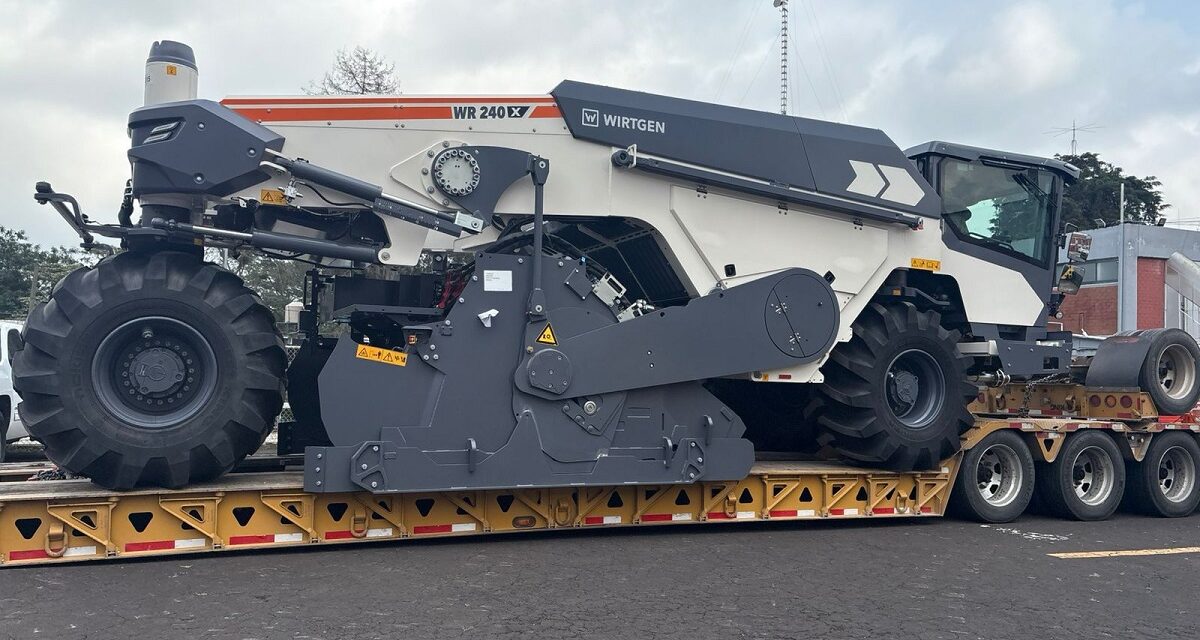 Recibe SICT Veracruz nueva maquinaria para fortalecer segundo tren de repavimentación