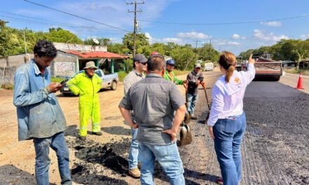 Rocío Nahle supervisa avances en obras carreteras del Papaloapan y Los Tuxtlas