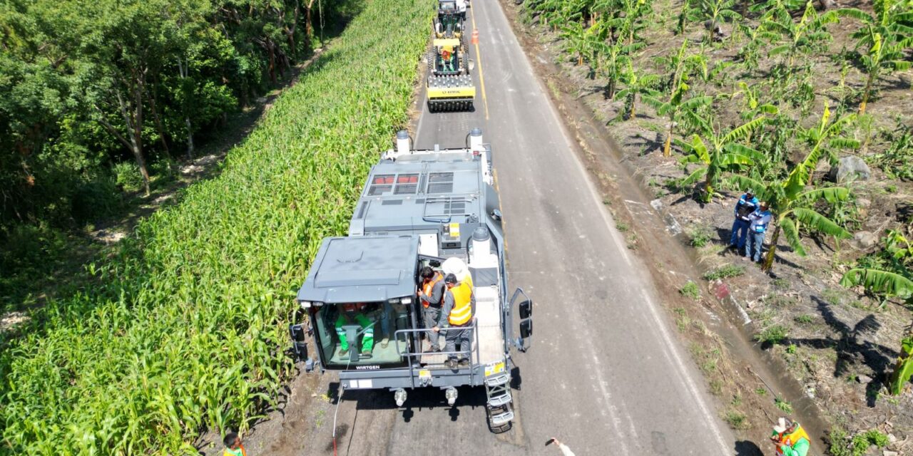 Inicia rehabilitación de carretera federal Veracruz-Acayucan, en el tramo Catemaco-Acayucan
