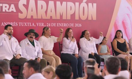 Veracruz se anticipa a riesgos sanitarios con la Campaña contra el sarampión: Rocío Nahle