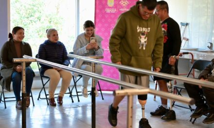 Realiza DIF Estatal entrega de prótesis en el CRISVER