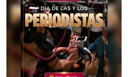 Reitera gobernadora Rocío Nahle respeto absoluto a ‘libertad de expresión’ en el ‘día de los periodistas’