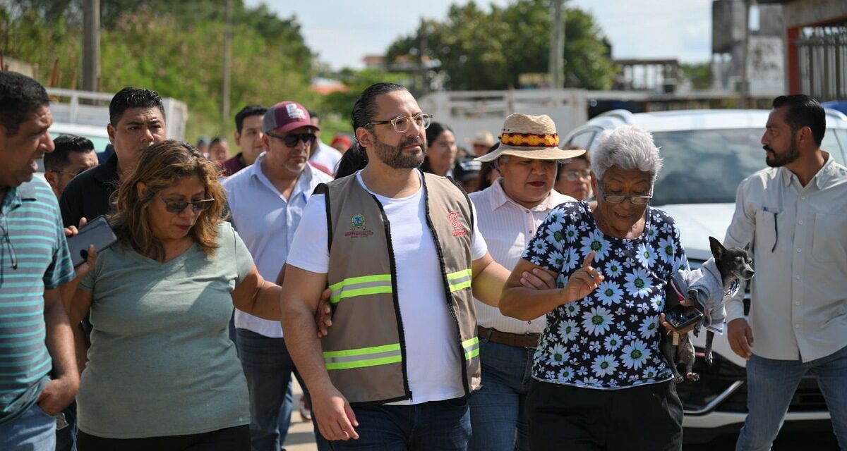 Encabeza Alcalde de Coatzacoalcos jornada de supervisión en el poniente de la ciudad