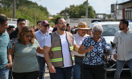 Encabeza Alcalde de Coatzacoalcos jornada de supervisión en el poniente de la ciudad