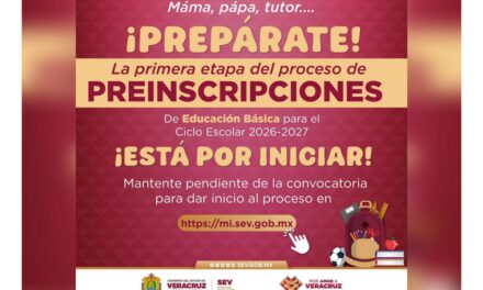 SEV alista convocatoria de preinscripciones para el ciclo escolar 2026–2027