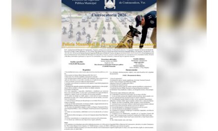 Gobierno de Coatzacoalcos lanza convocatoria para reclutamiento de la Policía Municipal de proximidad
