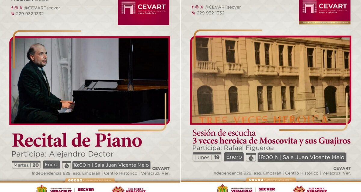 Celebra el arte de la música con sesión de escucha y recital de piano en el CEVART