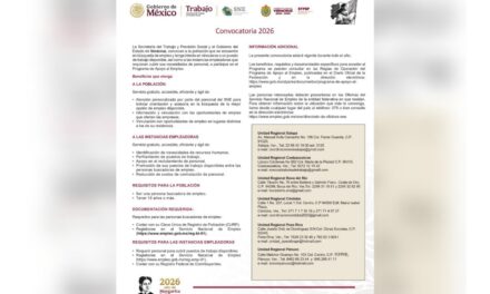 Disponible la convocatoria 2026 del Programa de Apoyo al Empleo en Veracruz