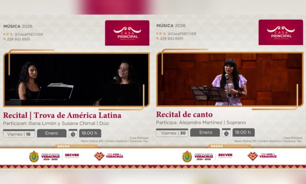 Asiste a los recitales musicales en el recinto Casa Principal, los viernes de enero