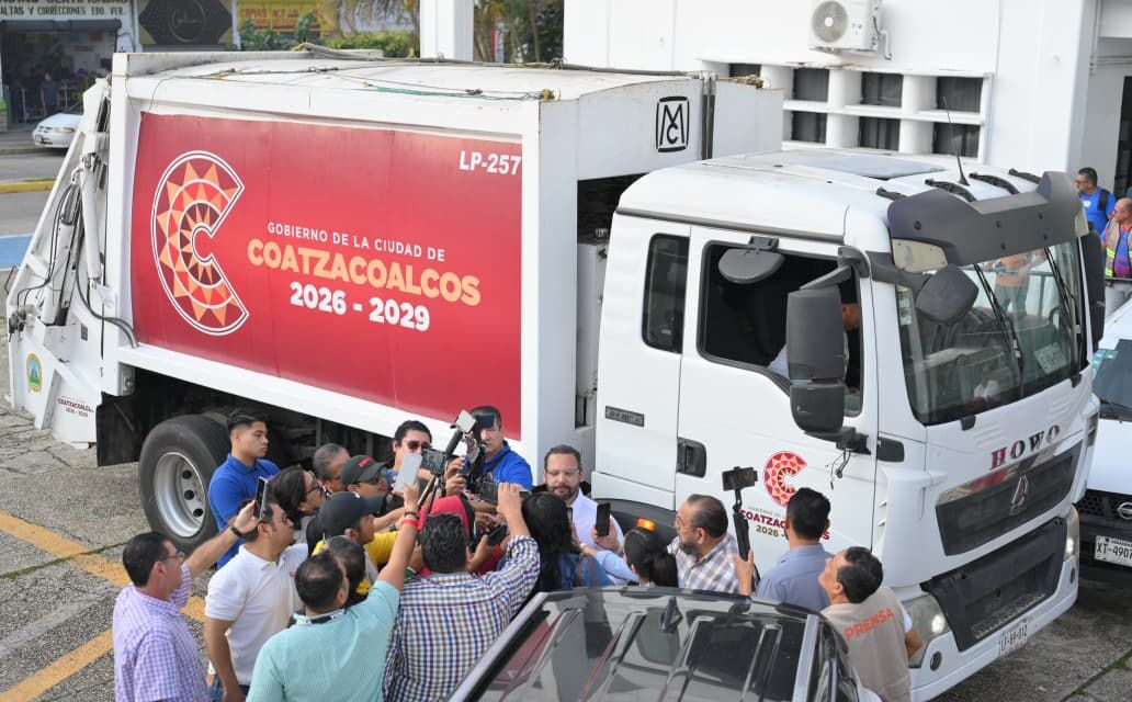 Refuerzan servicio de limpia pública en Coatzacoalcos con nuevas unidades y modelo operativo