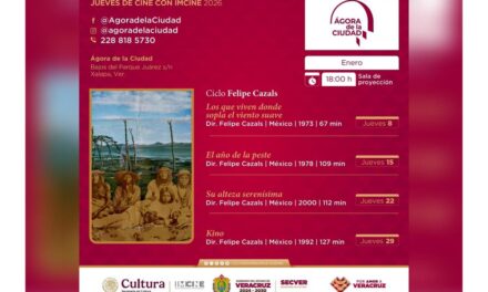 Ciclo de cine en honor a Felipe Cazals en el Ágora de la Ciudad