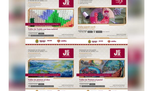 Programa de Inclusión a través de las Artes de la SECVER invita a talleres inclusivos