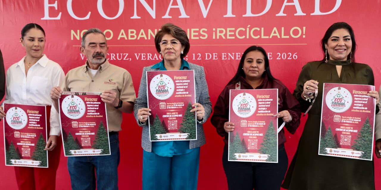 Arranca Eco Navidad 2026 para el reciclaje de pinos navideños