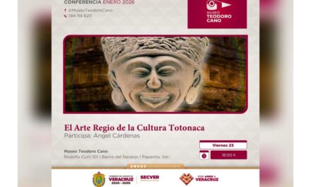 Invita SECVER a la conferencia El Arte Regio de la Cultura Totonaca