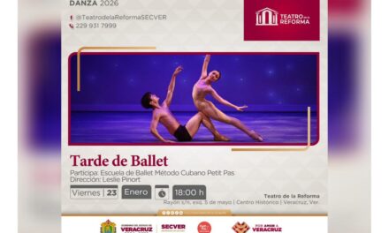Invita SECVER a presentación de ballet en el Teatro de la Reforma