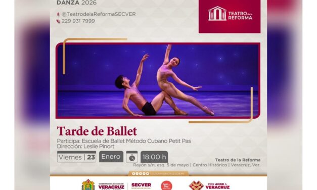 Invita SECVER a presentación de ballet en el Teatro de la Reforma
