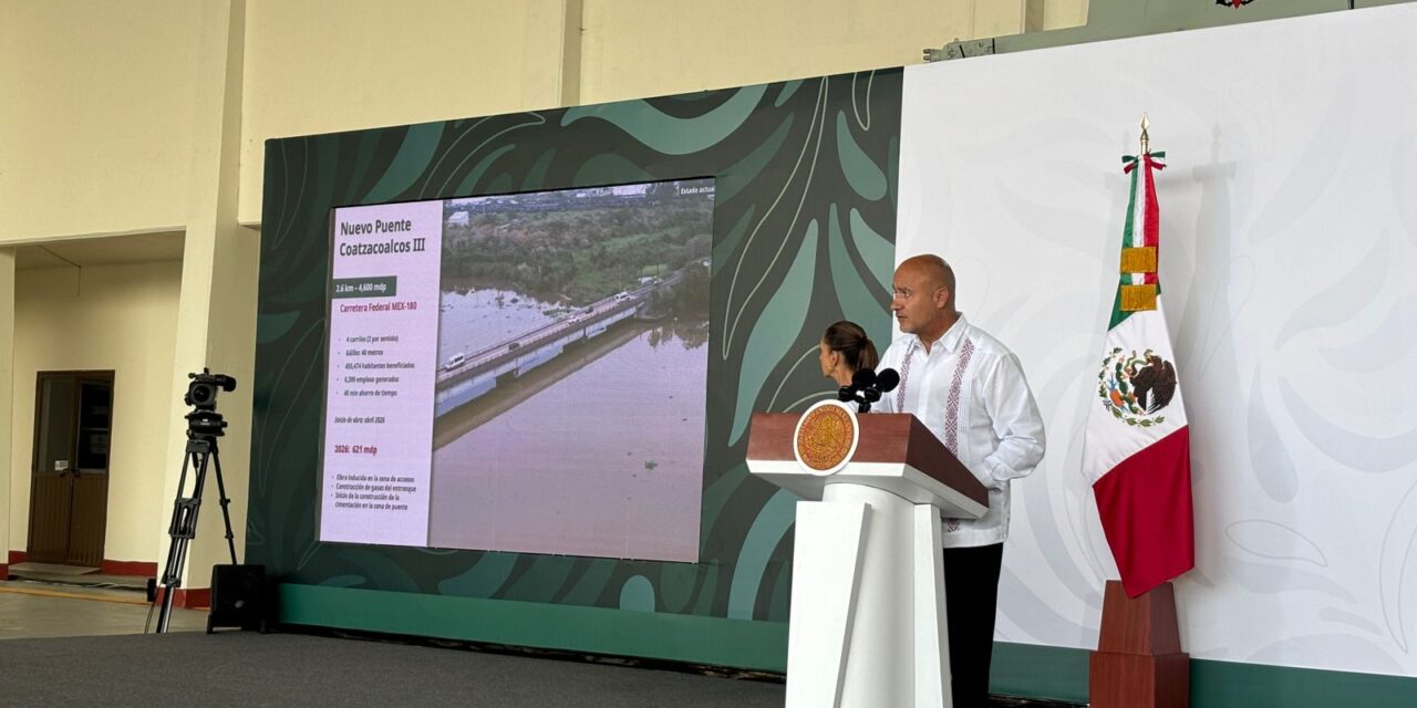 Anuncian inversión histórica en infraestructura para Veracruz