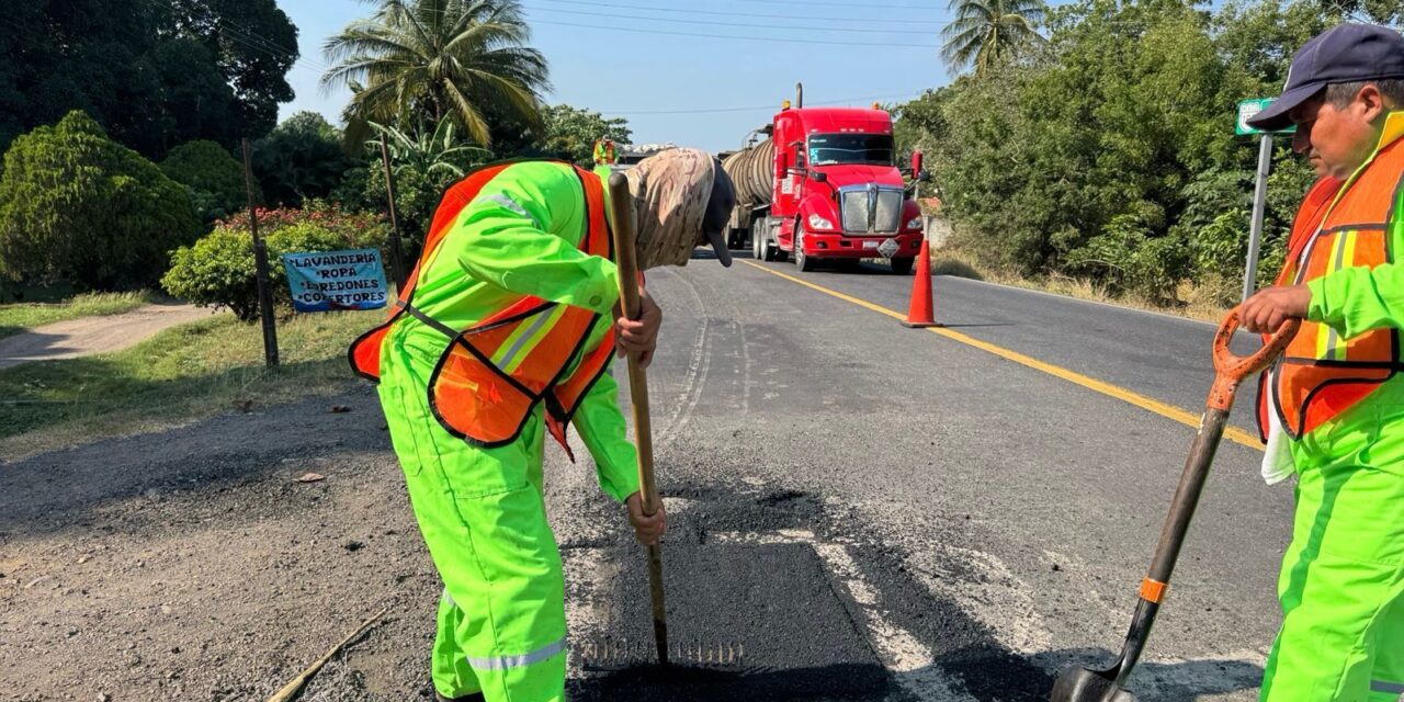Arranca SICT trabajos de conservación rutinaria en toda la red carretera federal libre de peaje en Veracruz