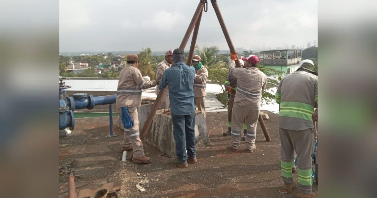 Cumple Gobierno de Coatzacoalcos y CMAS: agilizan restablecimiento de agua en Mundo Nuevo