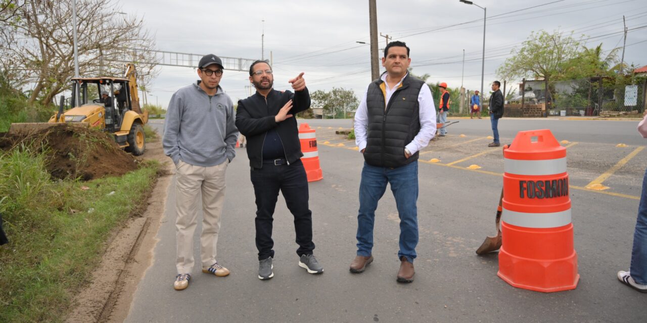 “Estamos levantando a Coatzacoalcos”: arranca Pedro Miguel Rosaldo rescate de la avenida UV y la Juan Osorio