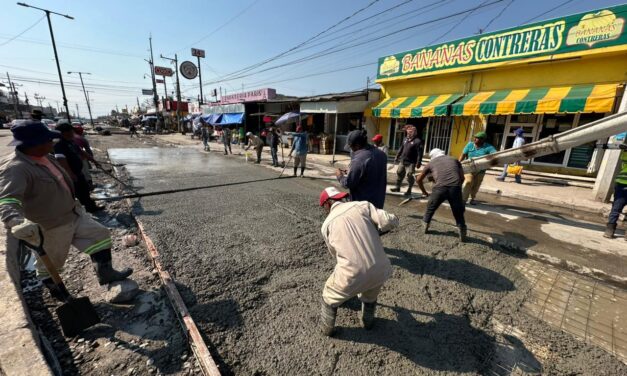 Renuevan infraestructura carretera estratégica en Coatzacoalcos