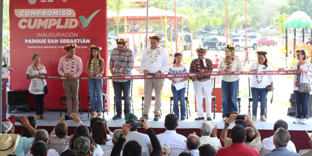 Inauguración del Parque San Sebastián: compromiso cumplido de la Gobernadora con la comunidad