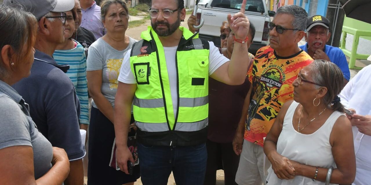 Domingo de territorio: supervisa Pedro Miguel Rosaldo acciones en colonias de Coatzacoalcos