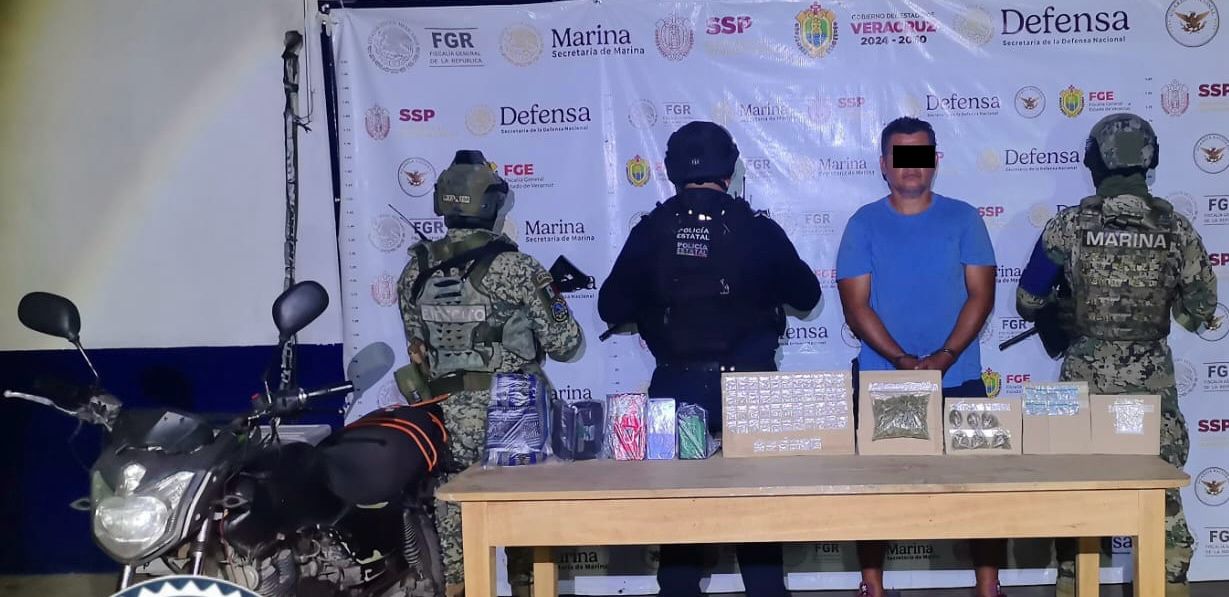 Decomisa SSP más de 300 dosis de estupefacientes y aprehende a 46 personas