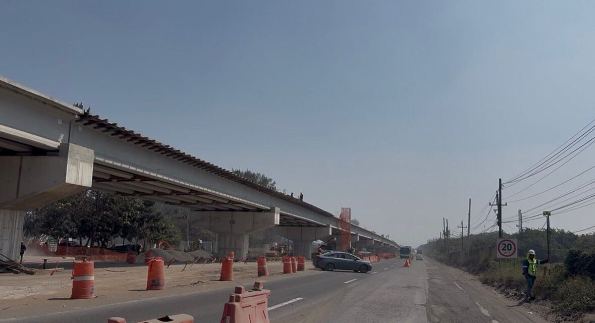 Anuncia SICT cierre temporal a la circulación en carretera México-Veracruz por obras de distribuidor vial