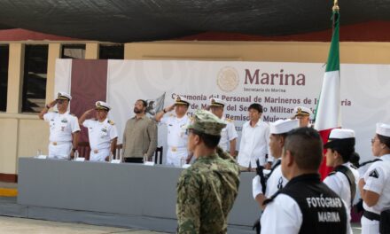 Respalda Pedro Miguel Rosaldo inicio del Servicio Militar Nacional 2026 y refrenda coordinación con la Marina