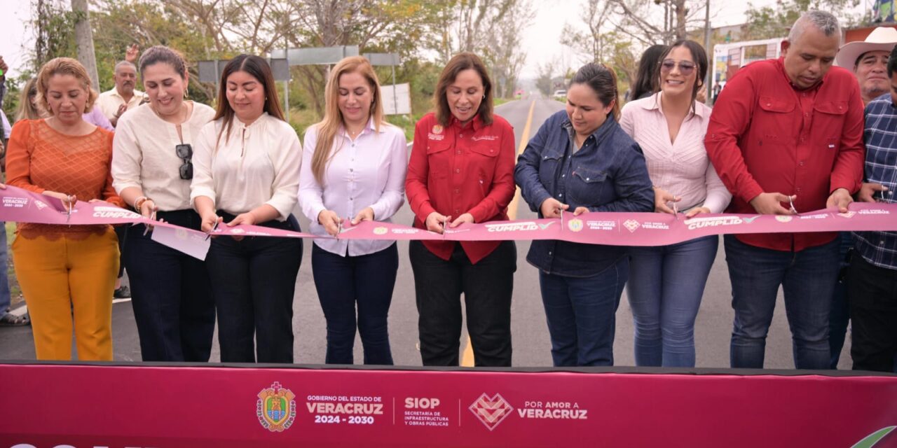 Cumple Rocío Nahle compromiso de campaña y brinda certeza social a la región del Sotavento